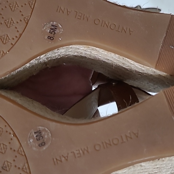 Antonio Melani strappy platform wedge sandals size 8.5 - Picture 10 of 12